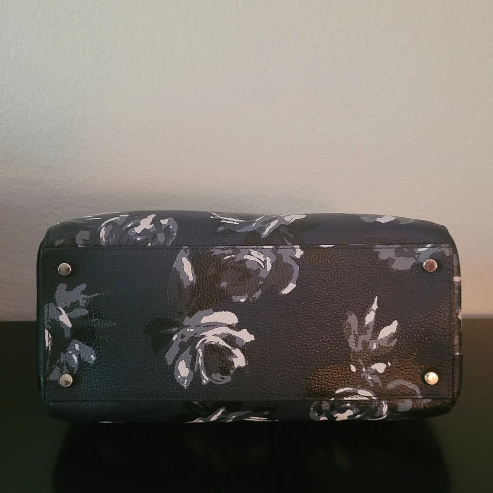 Kate Spade Briar Lane Night Rose Meena Satchel - Picture 8 of 13